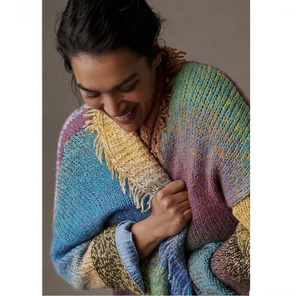 Multicolor Knit Women's Sweater - Picture 2 of 10